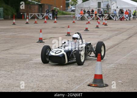 Lotus 18 Climax (1961), Stirling Moss Tribute, 12. September 2021, Brooklands Museum, Weybridge, Surrey, England, Großbritannien, Europa Stockfoto