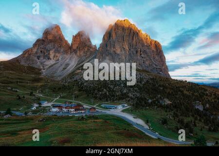 Passo della Sella, Südtirol, Dolomiten, Südtirol, Italien Stockfoto