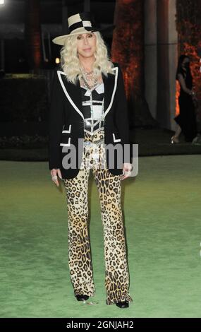 Los Angeles, Kalifornien. September 2021. Cher bei der Eröffnungsgala des Academy Museum of Motion Picturs, 6067 Wilshire Boulevard, Los Angeles, CA 25. September 2021. Kredit: Elizabeth Goodenough/Everett Collection/Alamy Live Nachrichten Stockfoto