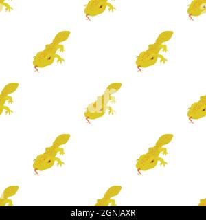 Gepunktete Eidechse Muster nahtlose Hintergrund Textur wiederholen Tapete geometrischen Vektor Stock Vektor