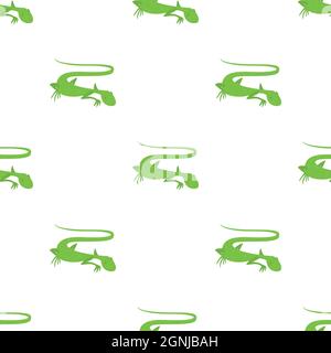 Brisk Eidechse Muster nahtlose Hintergrund Textur wiederholen Tapete geometrischen Vektor Stock Vektor