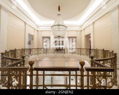 Innenansicht der Ausstellung im Benaki Museum in Athen, Griechenland Stockfoto