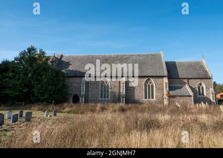 St Andrew’s Church, Alderton, Suffolk, England Stockfoto