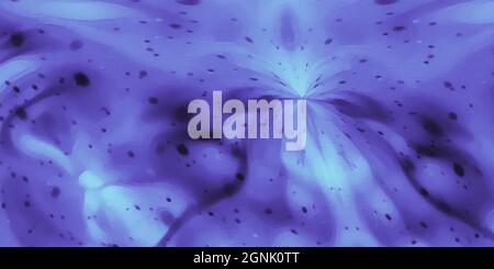 Abstrakter blauer Hintergrund. Großer Panoramablick. Fraktale Kunst Stockfoto