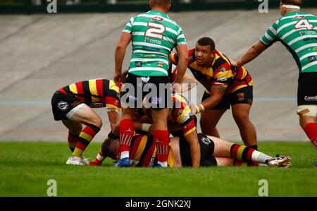 Carmarthen Quins RFC / Llandovery RFC 2021 Stockfoto