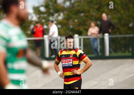 Carmarthen Quins RFC / Llandovery RFC 2021 Stockfoto