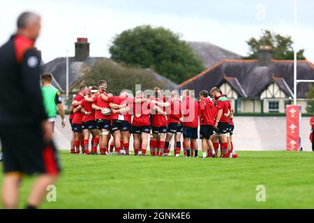 Carmarthen Quins RFC / Llandovery RFC 2021 Stockfoto