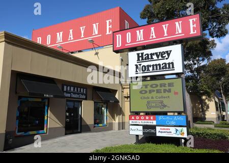 Domayne Auburn Furniture Store, 103-123 Parramatta Road, Auburn NSW 2144 Stockfoto