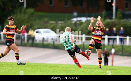 Carmarthen Quins RFC / Llandovery RFC 2021 Stockfoto