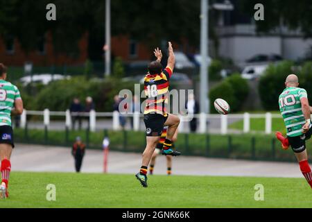 Carmarthen Quins RFC / Llandovery RFC 2021 Stockfoto