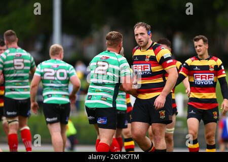 Carmarthen Quins RFC / Llandovery RFC 2021 Stockfoto