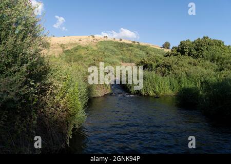 Wasserweg, ein Tina, Galilee Stockfoto