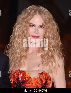 LOS ANGELES, CA - 25. SEPTEMBER: Nicole Kidman nimmt an der Eröffnungsgala des Academy Museum of Motion Picturs im Academy Museum of Motion Picturs Teil Stockfoto