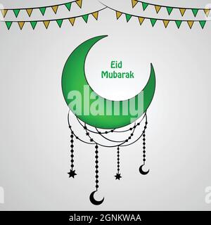 Eid Muslim Festival Hintergrund Stock Vektor