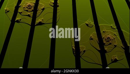 Abstrakt fractal Abbildung nützlich als Hintergrund Stockfoto