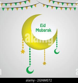 Eid Muslim Festival Hintergrund Stock Vektor