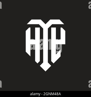 IG-Logo mit Schild weiß orange Form Designvorlage isoliert auf schwarzem Hintergrund Stock Vektor