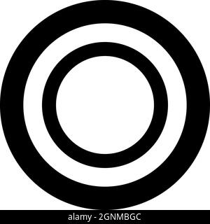 Gummidichtung Tülle Dichtung Leckage O-Ring Retten Symbol im Kreis