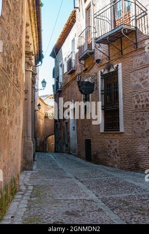 Ecken der Stadt Toledo. Februar 2019 Spanien Stockfoto