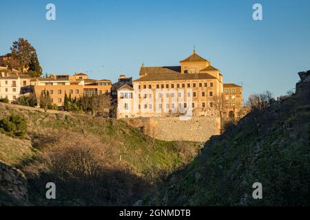 Sonnenuntergang in der Stadt Toledo. Februar 2019 Spanien Stockfoto