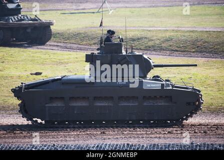 A12 Infanterie-Panzer Mark II Matilda II, Bovington Tank Museum, Dorset, England Stockfoto