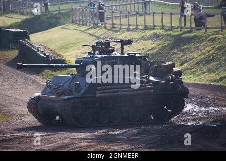 M4A3E8 (76) Sherman Tank Fury, Bovington Tank Museum, Dorset, England Stockfoto