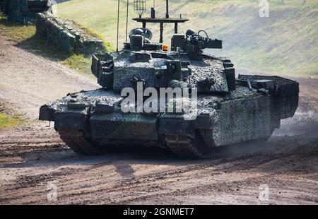 Challenger 2 TES, British Main Battle Tank, Bovington Tank Museum, Dorset, England Stockfoto