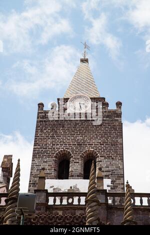 Historische Kirche in Funchal auf der Insel Madeira Stockfoto