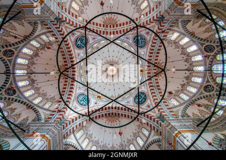 Fatih-Moschee-Dom, Istanbul 1. Januar 2021, fatih, Istanbul, Türkei Stockfoto