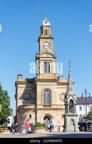 Coleraine Town Hall, The Diamond, Coleraine (Cuil Ratmain), County Derry, Nordirland, Vereinigtes Königreich Stockfoto