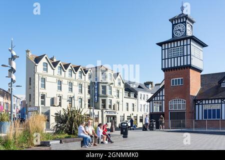 Ehemaliger Portrush Railway Station, Station Square, Portrush (Port Rois), County Antrim, Nordirland, Vereinigtes Königreich, Stockfoto