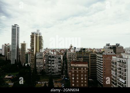 Luftaufnahme von Rosario, Santa Fe, Argentinien Stockfoto