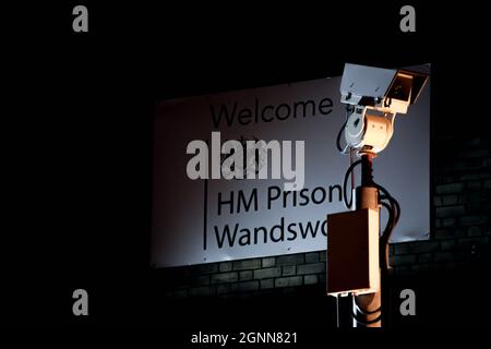 London, England, Großbritannien. September 2021. HMP Wandsworth, London, Großbritannien, 26. September. (Bild: © Sabrina Merolla/ZUMA Press Wire) Stockfoto