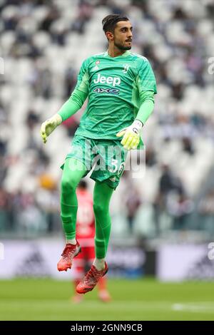 Turin, Italien, 26. September 2021. Mattia Perin von Juventus während des Spiels der Serie A im Allianz Stadium, Turin. Bildnachweis sollte lauten: Jonathan Moscrop / Sportimage Kredit: Sportimage/Alamy Live News Stockfoto