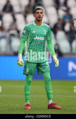 Turin, Italien, 26. September 2021. Mattia Perin von Juventus während des Spiels der Serie A im Allianz Stadium, Turin. Bildnachweis sollte lauten: Jonathan Moscrop / Sportimage Kredit: Sportimage/Alamy Live News Stockfoto