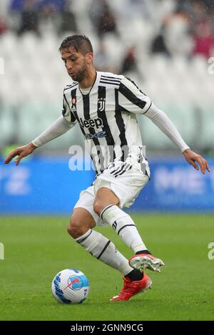 Turin, Italien, 26. September 2021. Rodrigo Bentancur von Juventus während des Spiels der Serie A im Allianz Stadium, Turin. Bildnachweis sollte lauten: Jonathan Moscrop / Sportimage Kredit: Sportimage/Alamy Live News Stockfoto