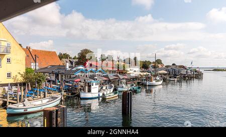 Karrebæksminde, Dänemark, 7. August 2021 Stockfoto