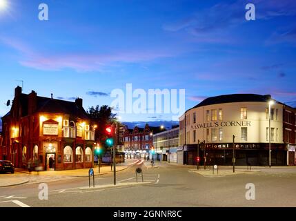 Maxwells Ecke, Stockton on Tees Stockfoto