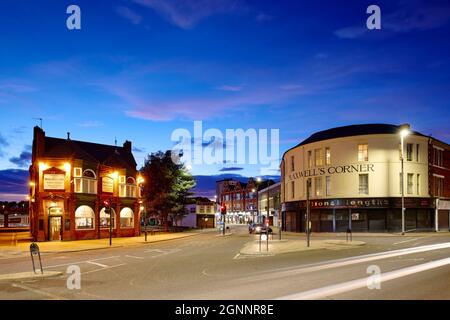 Maxwells Ecke, Stockton on Tees Stockfoto