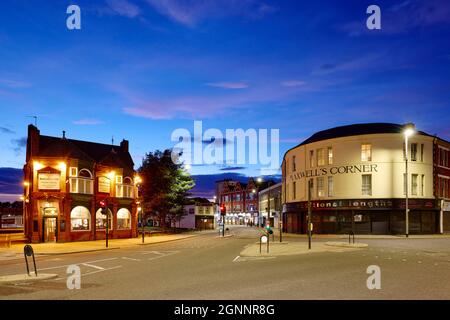 Maxwells Ecke, Stockton on Tees Stockfoto