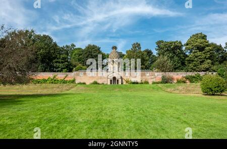 The Dunmore Pineapple Folly in Dunmore Park, bei Airth in der Nähe von Stirling in Stirlingshire, Schottland, im Besitz des Natiional Trust for Scotland Stockfoto