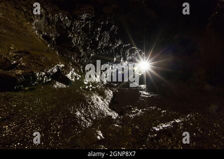 Gruta do Natal, Terceira, Azoren Stockfoto