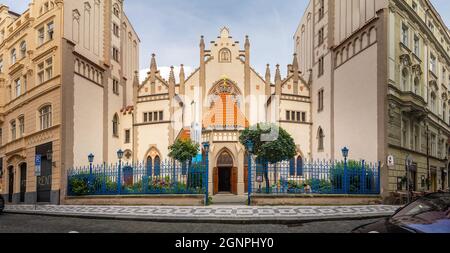 Maisel-Synagoge, Jüdisches Denkmal in Prag, Tschechische republik Stockfoto