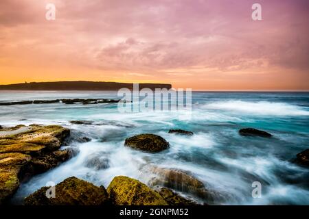 Blick von den Sydney Heads in der Watsons Bay Stockfoto