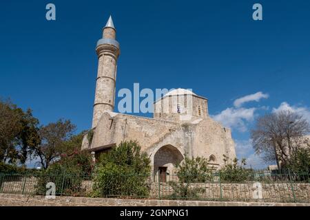 Camii-Kebir-Moschee, Mouttalos, Altstadt von Pafos, Zypern. Stockfoto