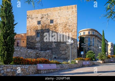 Jardins de la Reconciliació Gärten im alten Stadtzentrum von Tarragona. Tarragona Altstadt und Stadtzentrum Tarragones Tarragona Costa Daurada, Catalo Stockfoto