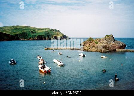 Hoffe Cove, Devon, England, Vereinigtes Königreich. Stockfoto