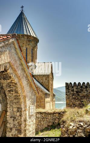 Kloster Ananuri, Georgien, HDR-Bild Stockfoto