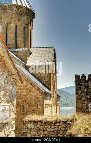 Kloster Ananuri, Georgien, HDR-Bild Stockfoto