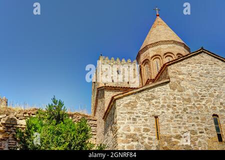 Kloster Ananuri, Georgien, HDR-Bild Stockfoto